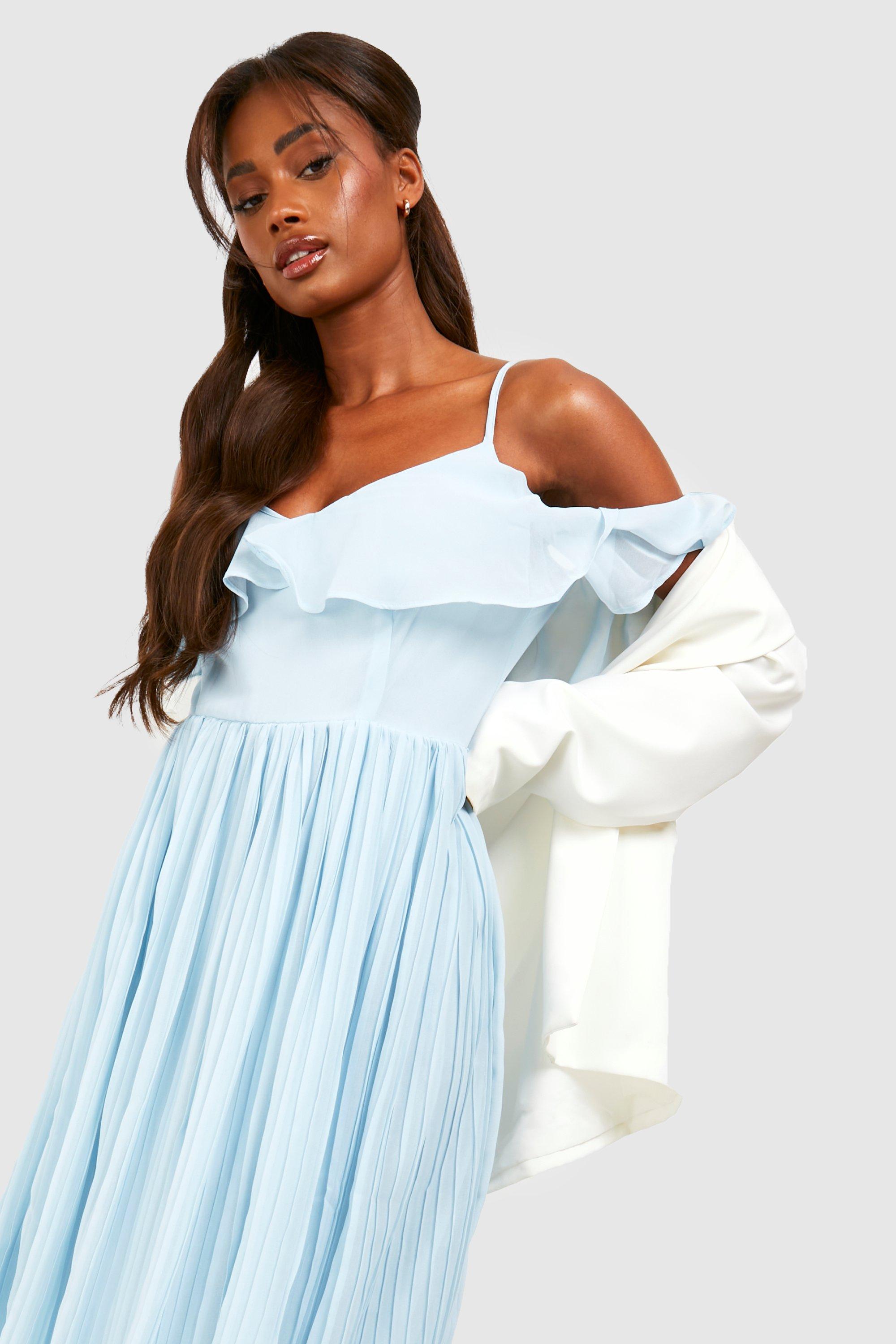 Cold shoulder day dress hotsell